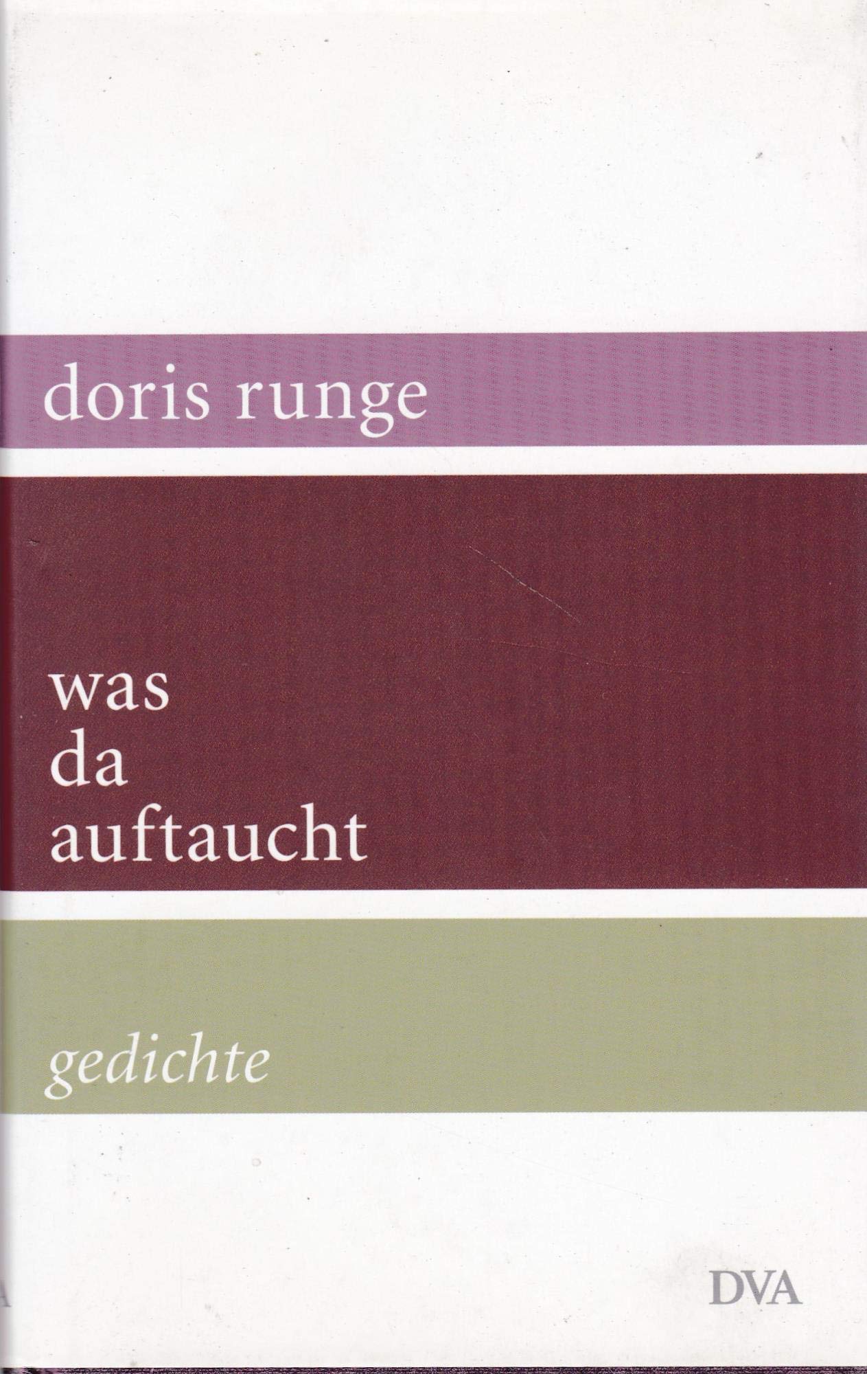 Product Image: was da auftaucht: Gedichte