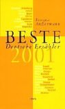 Beste Deutsche Erzähler 2001: Eine Anthologie Books