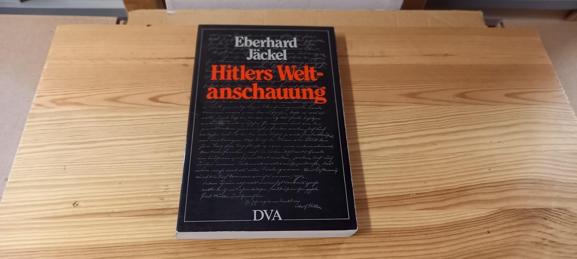 Hitlers Weltanschauung Politics & History books