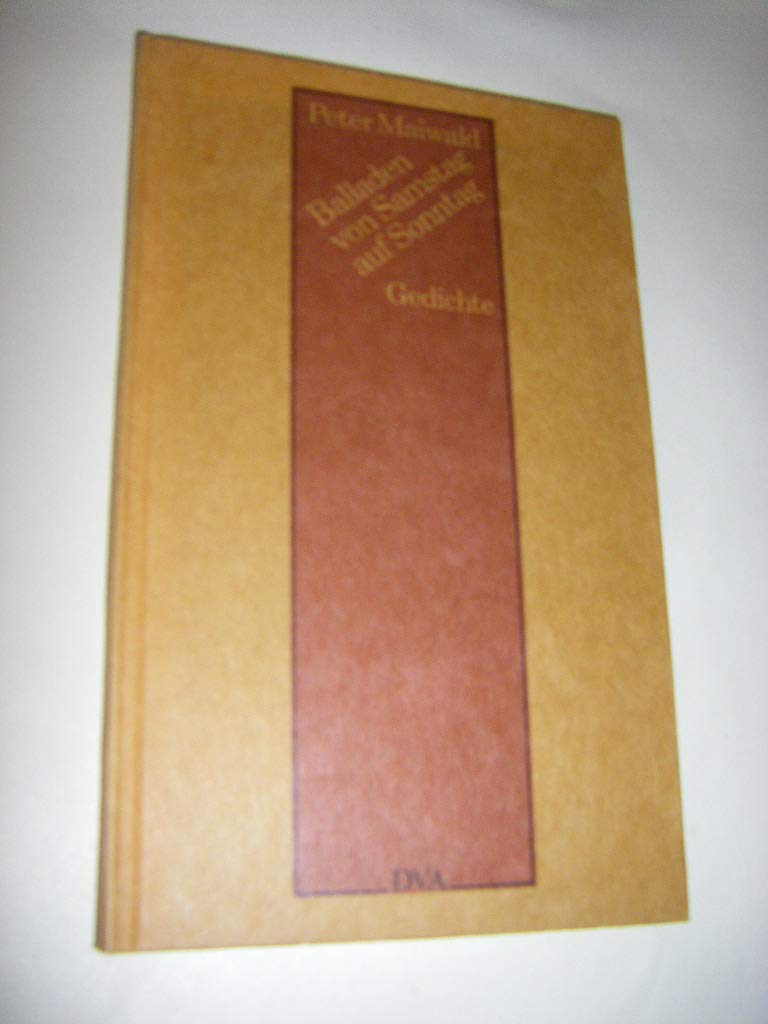 Balladen von Samstag auf Sonntag. Gedichte Books