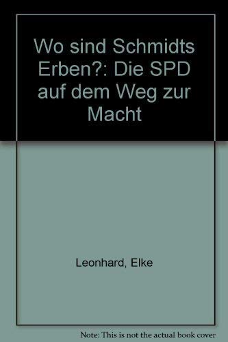 Wo sind Schmidts Erben? Books