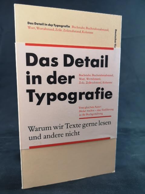 Das Detail in der Typographie: Buchstabe, Buchstabenabstand, Wort, Wortabstand, Zeile, Zeilenabstand, Kolumne (Kunstgeschichte und Gegenwart) Architecture