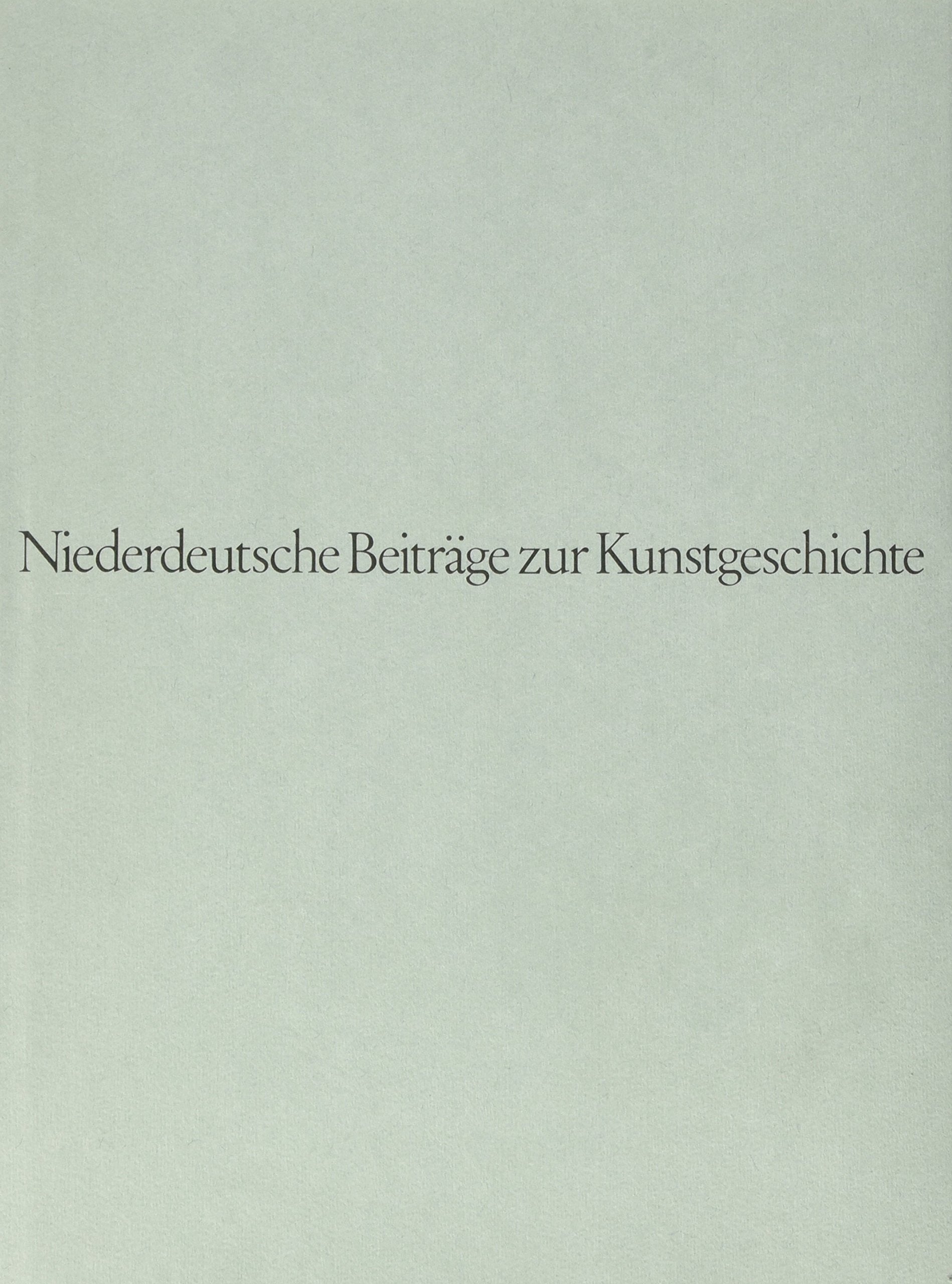Niederdeutsche Beiträge zur Kunstgeschichte, Bd.32, 1993 Film, Art & Culture