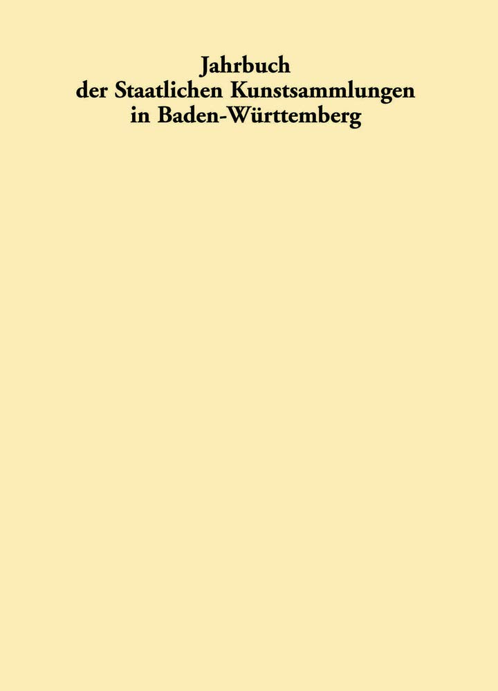 2011/2012 (Jahrbuch der Staatlichen Kunstsammlungen in Baden-Württemberg) Architecture