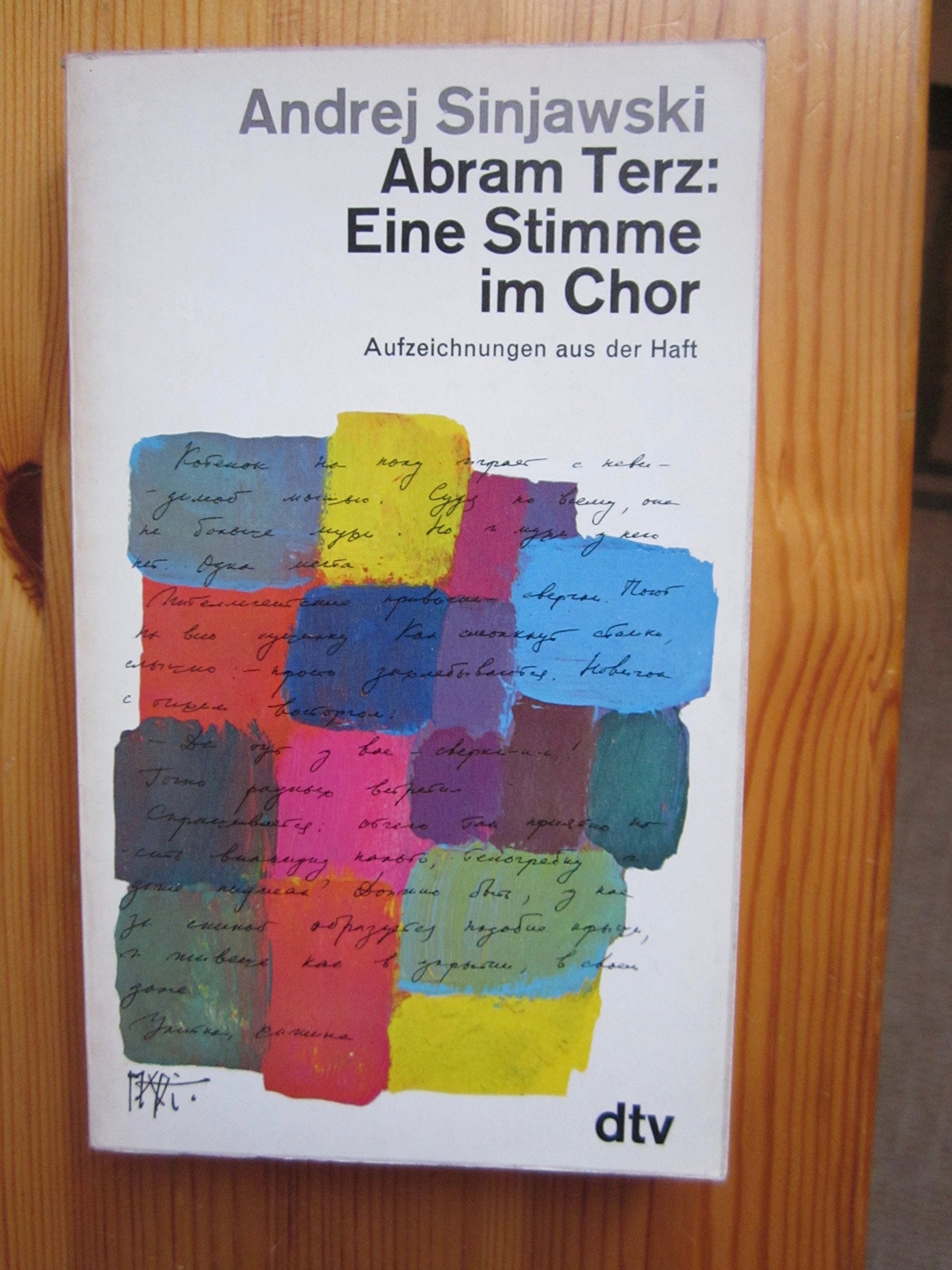 Eine Stimme im Chor. Aufzeichnungen aus der Haft. Professional & Reference Books