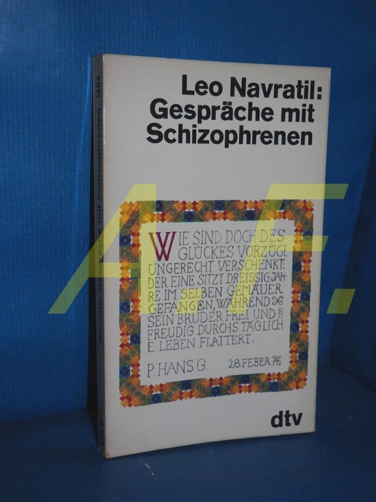 Gespräche mit Schizophrenen. Medicine