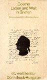 Leben und Welt in Briefen. (Dünndruck). Essays & Short Stories