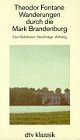 Wanderungen durch die Mark Brandenburg 3: Fünf Schlösser . Nachträge . Anhang – Mit einem Nachwort herausgegeben von Helmuth Nürnberger (dtv Literatur) Travelogues