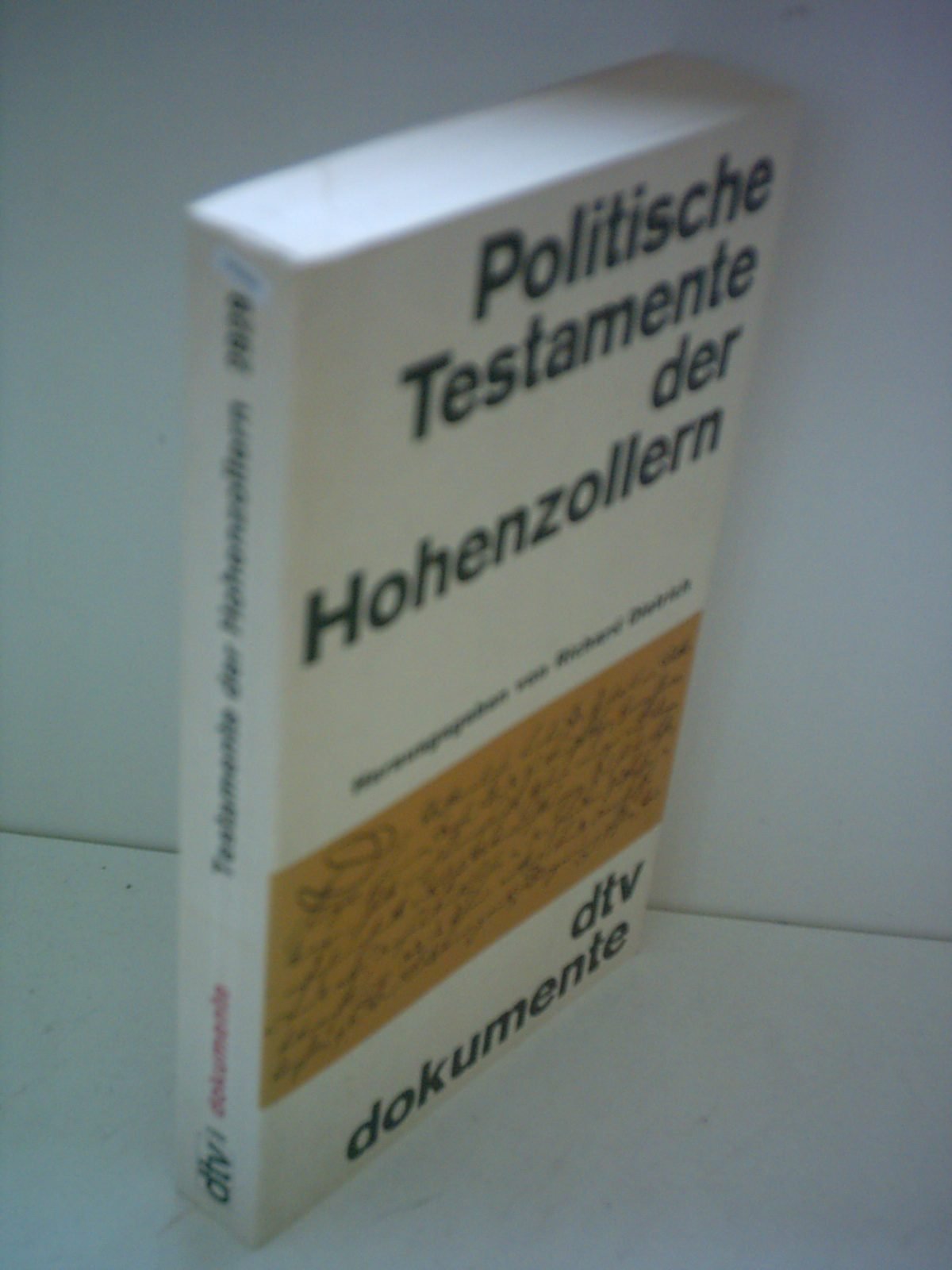Politische Testamente der Hohenzollern. Politics & History