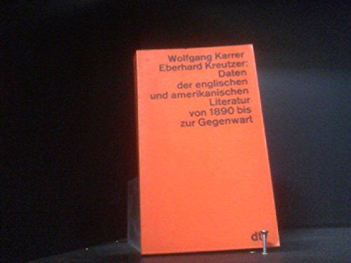 Daten der englischen und amerikanischen Literatur von 1890 bis zur Gegenwart Foreign Languages ​​& Dictionaries