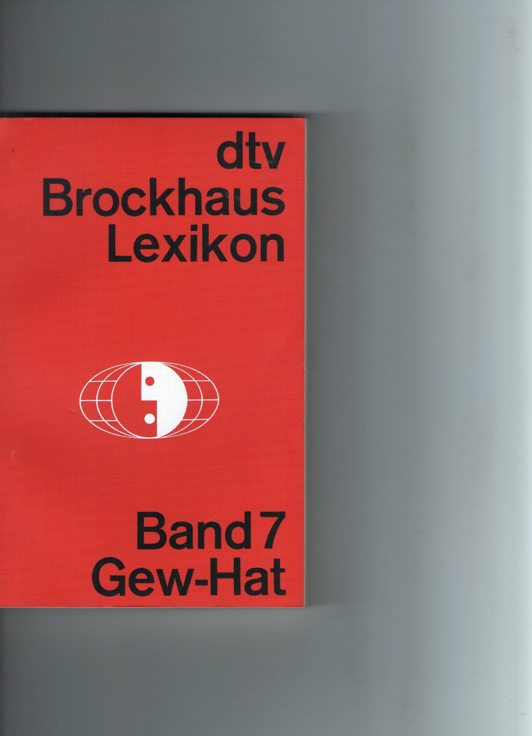 dtv-Brockhaus-Lexikon in 20 Bänden: Band 7: – Gew-Hat Reference Books