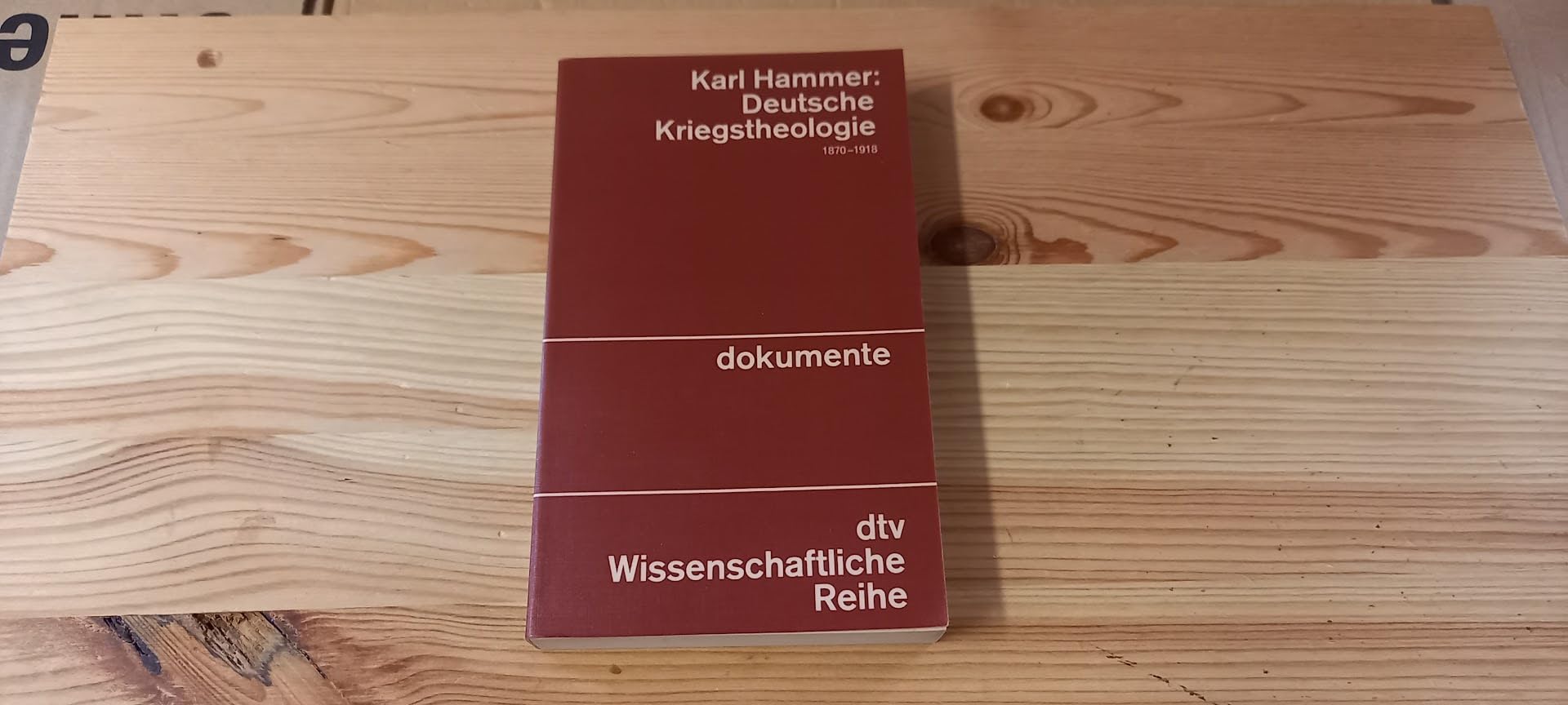 Deutsche Kriegstheologie 1870-1918. General education