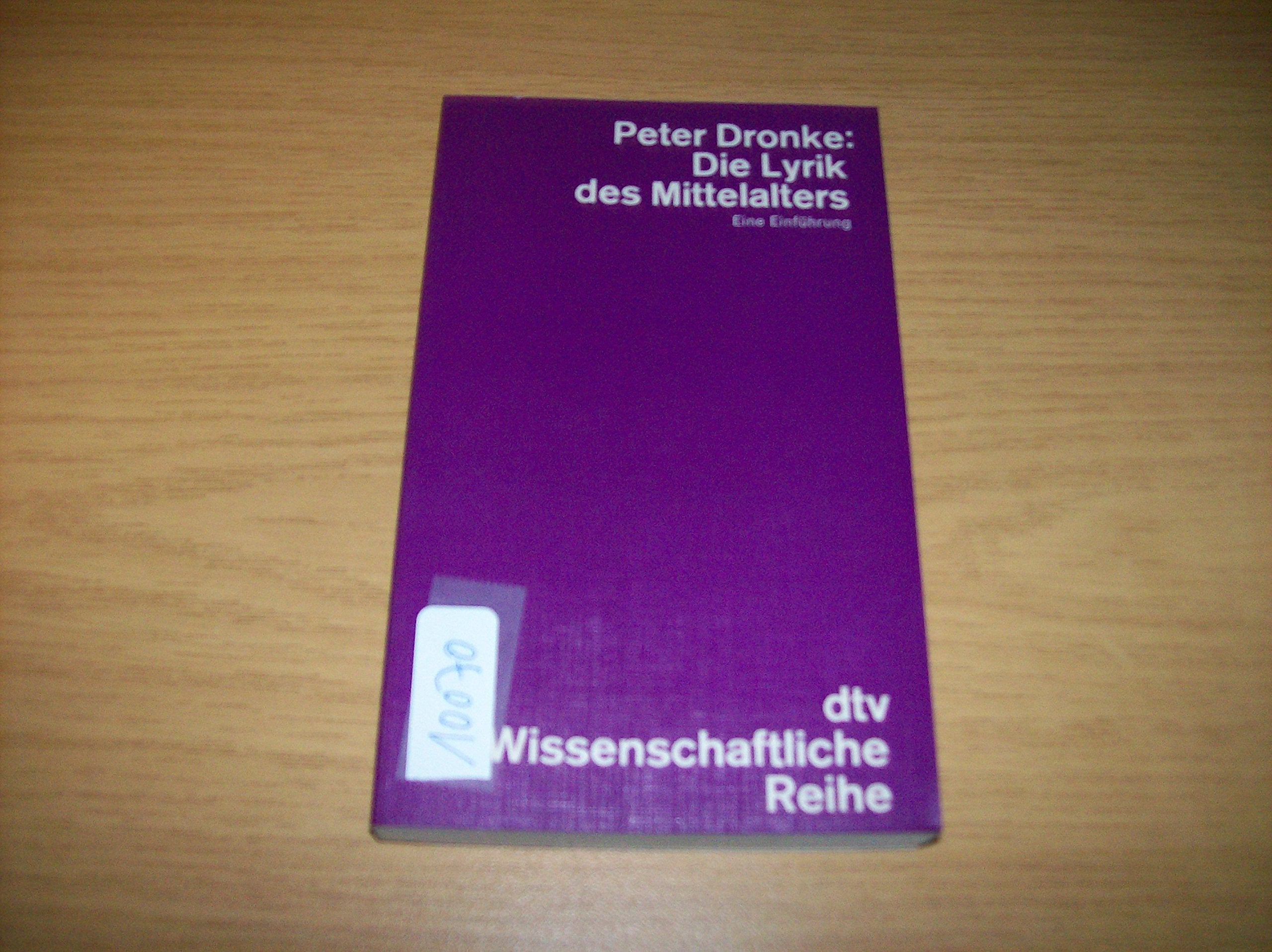 Die Lyrik des Mittelalters. Eine Einführung. Politics & History