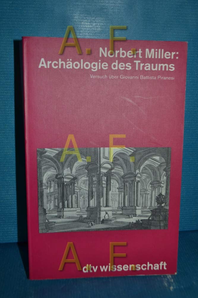 Archäologie des Traums. Versuch über Giovanni Battista Piranesi. (dtv Kultur & Geschichte) Social Sciences