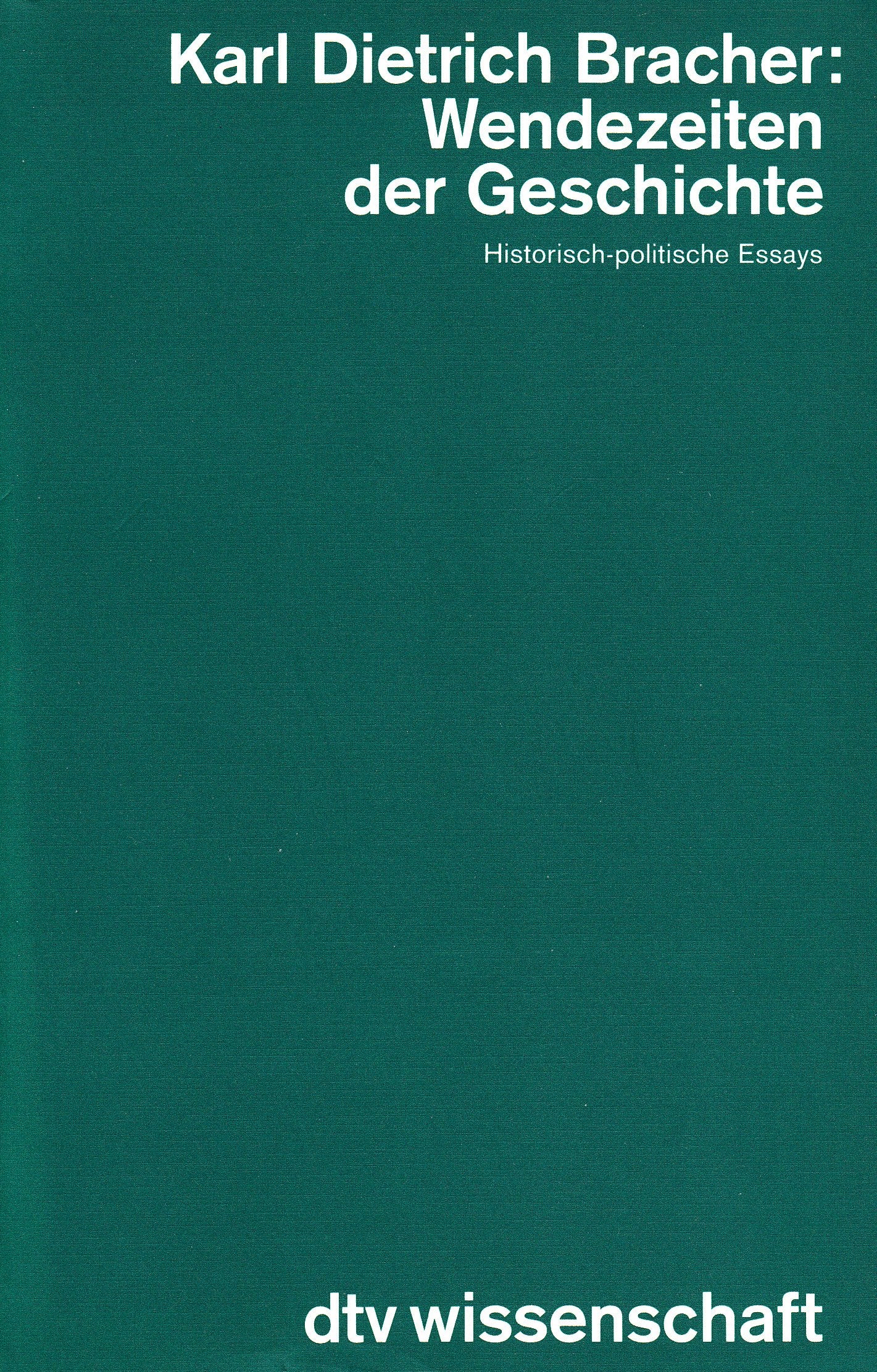 Wendezeiten der Geschichte: Historisch-politische Essays (dtv Kultur & Geschichte) Politics & History