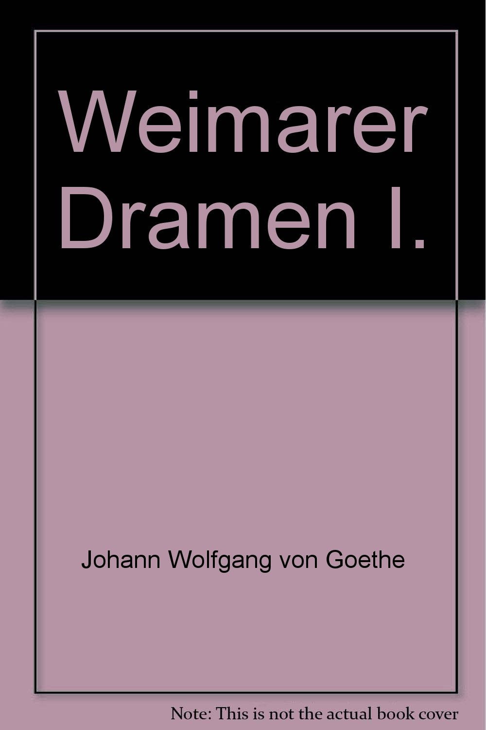 Weimarer Dramen I. Books