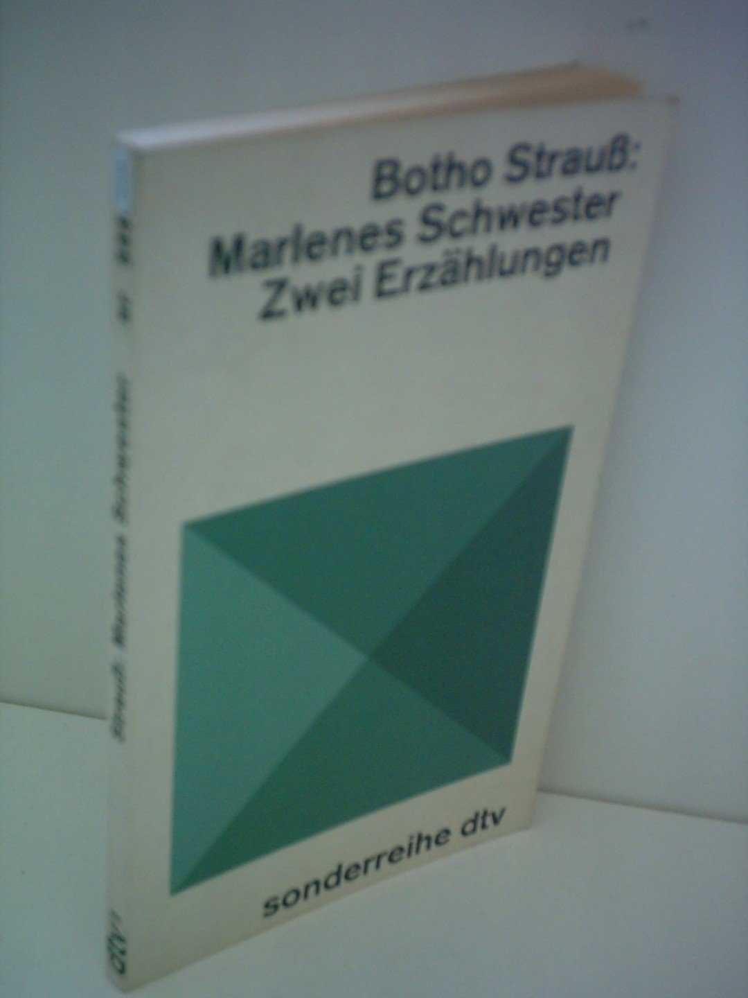 Botho Strauß: Marlenes Schwester Books