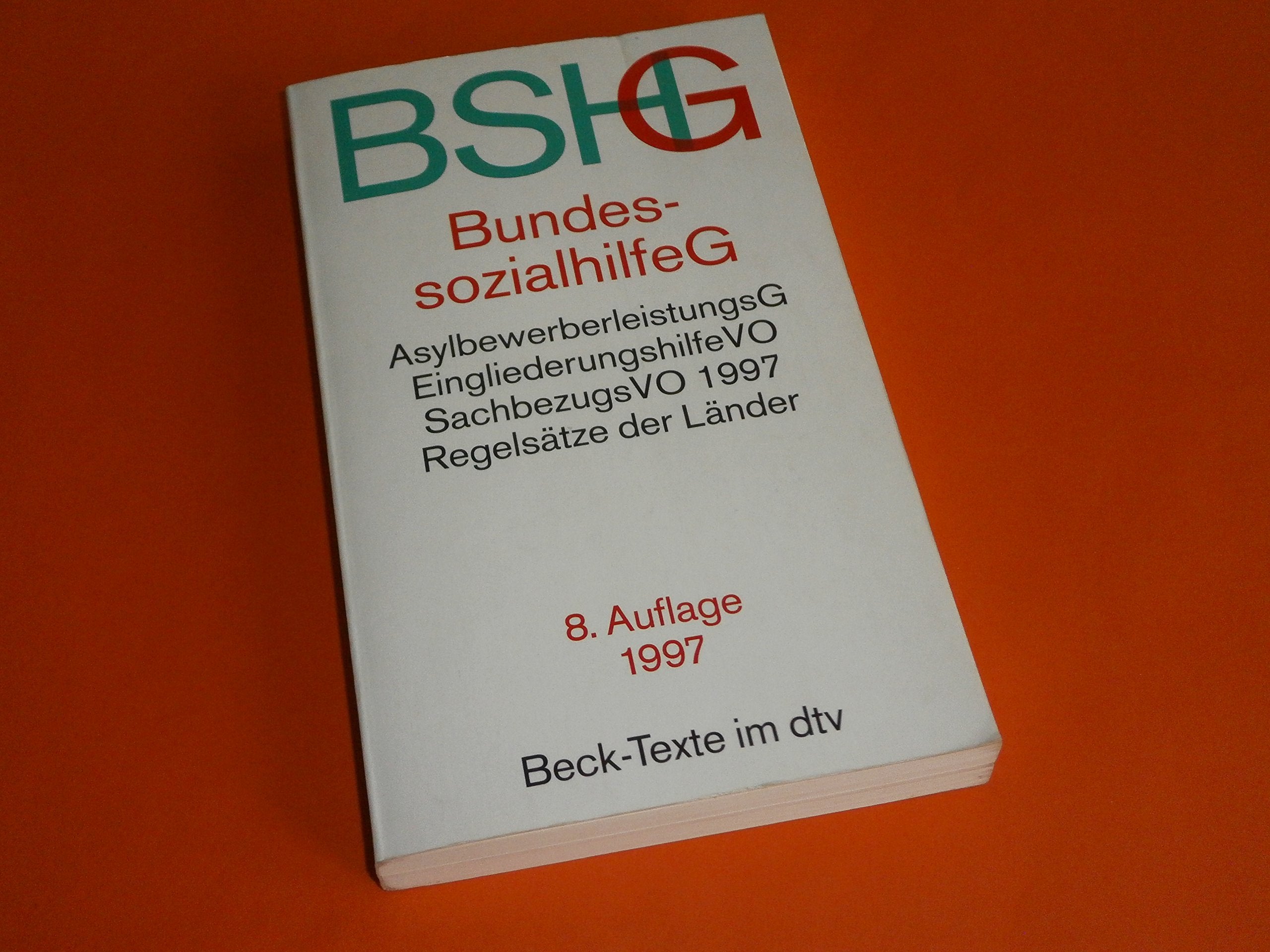 Product Image: Bundessozialhilfegesetz (dtv Beck Texte)