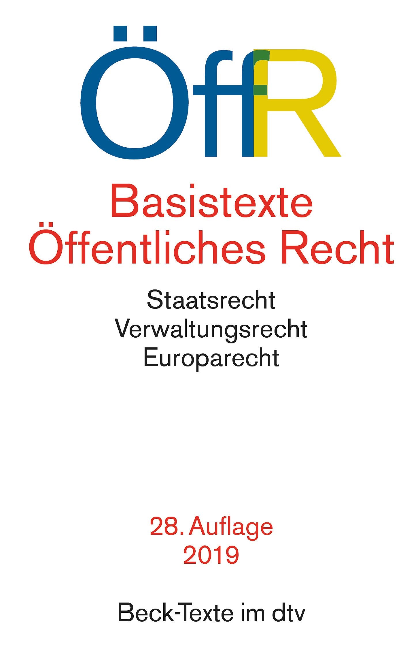 Basistexte Öffentliches Recht Law