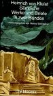 Sämtliche Werke und Briefe: Band 1 – Band 2 (dtv Kassettenausgaben) Essays & Short Stories