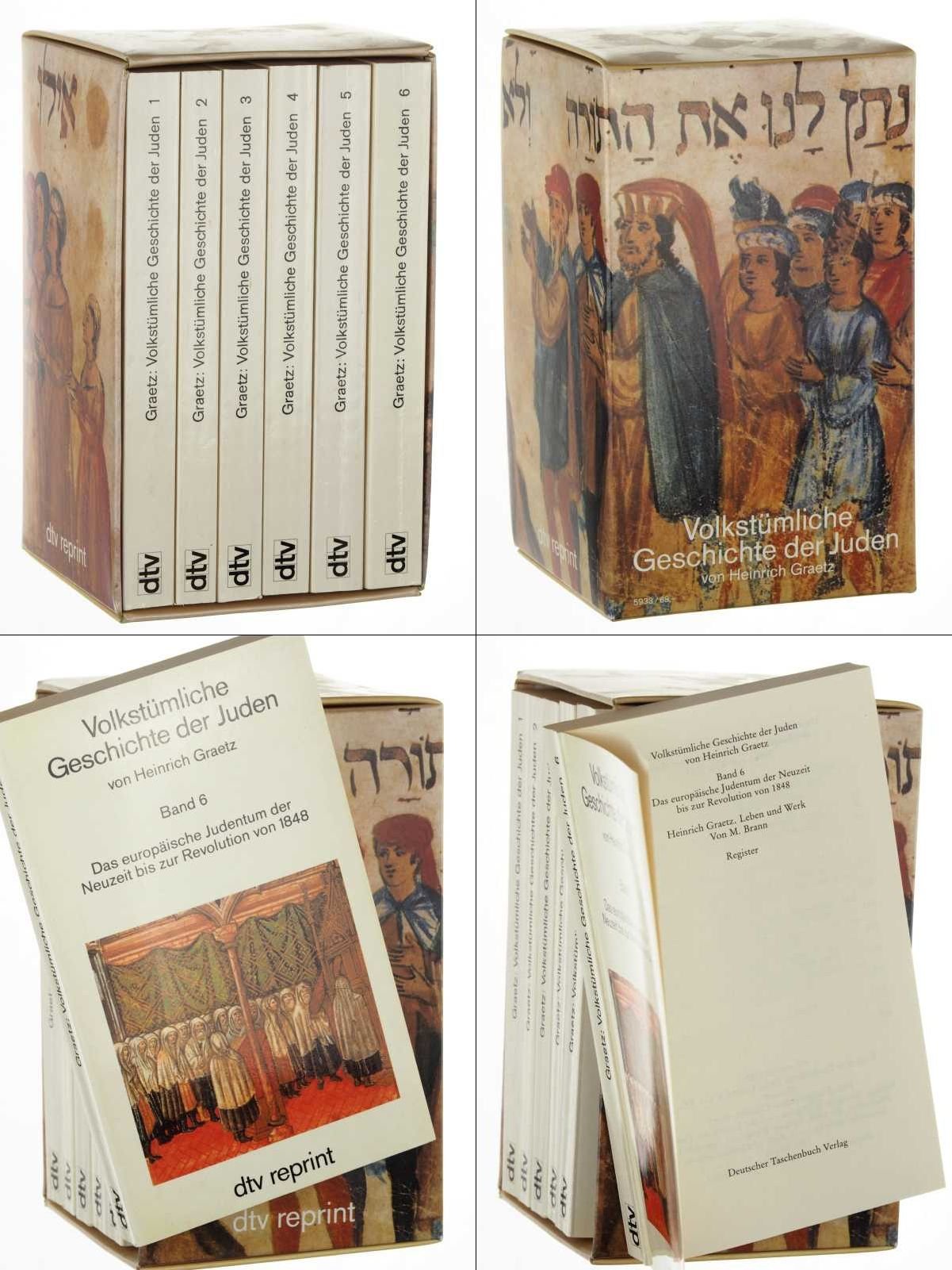 Volkstümliche Geschichte der Juden (dtv Kassettenausgaben) Religion & Esotericism