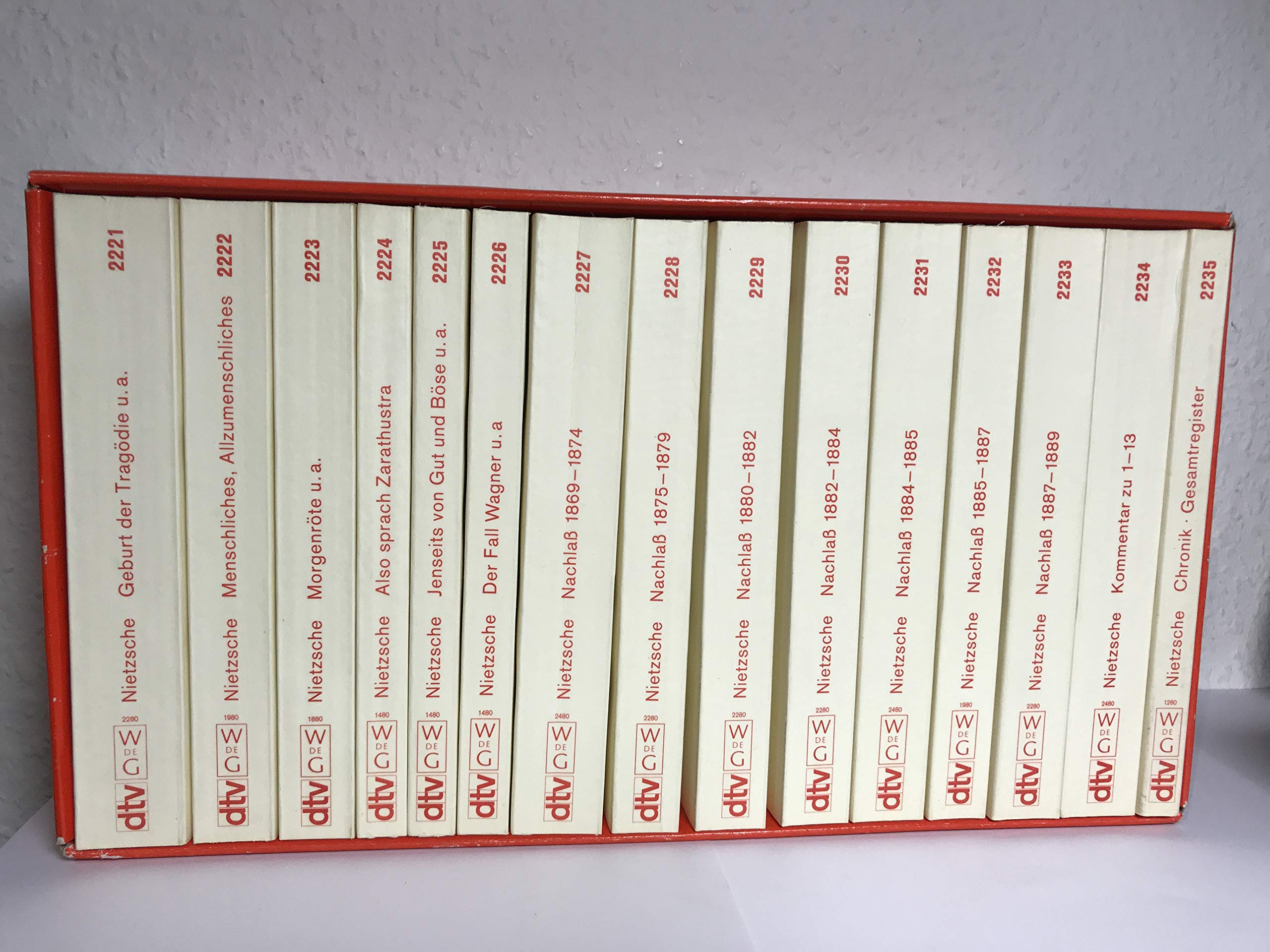 KRITISCHE STUDIENAUSG.IN 15 BDN.: Kritische Studienausgabe in 15 Bänden (dtv Kassettenausgaben) Philosophy