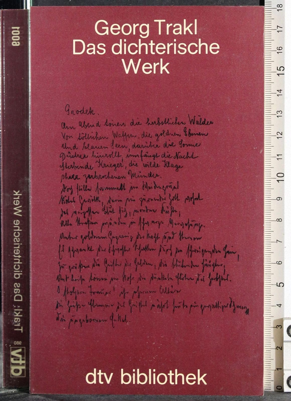 Das dichterische Werk (4966 490) Poetry