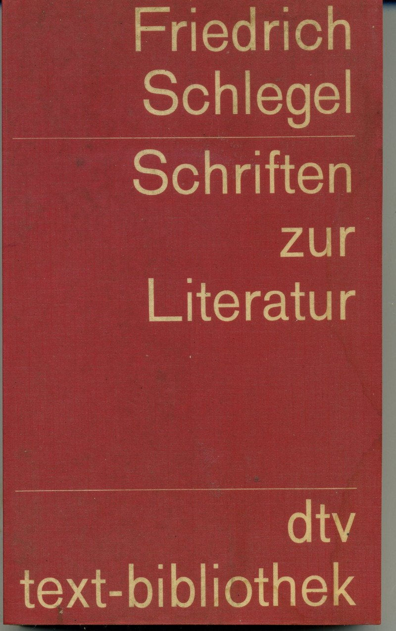 Schriften zur Literatur Books