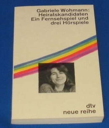 Heiratskandidaten. Ein Fernsehspiel und drei Hörspiele. Books