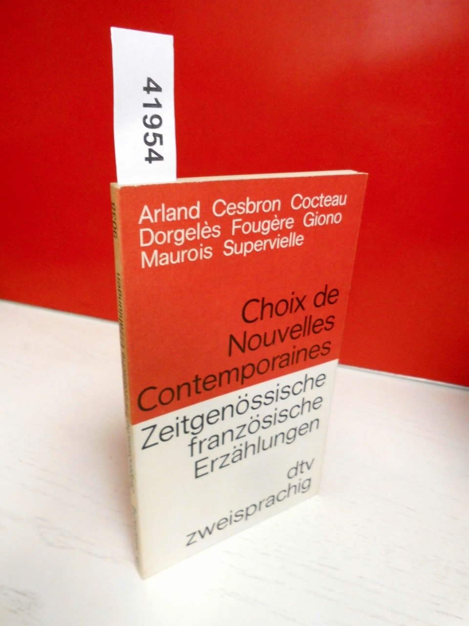 ZEITGENÖSSISCHE FRANZÖSISCHE ERZÄHLUNGEN: Zeitgenössische französische Erzählungen – Auswahl und Übersetzung: Ulrich Friedrich Müller (dtv zweisprachig) Contemporary literature Books