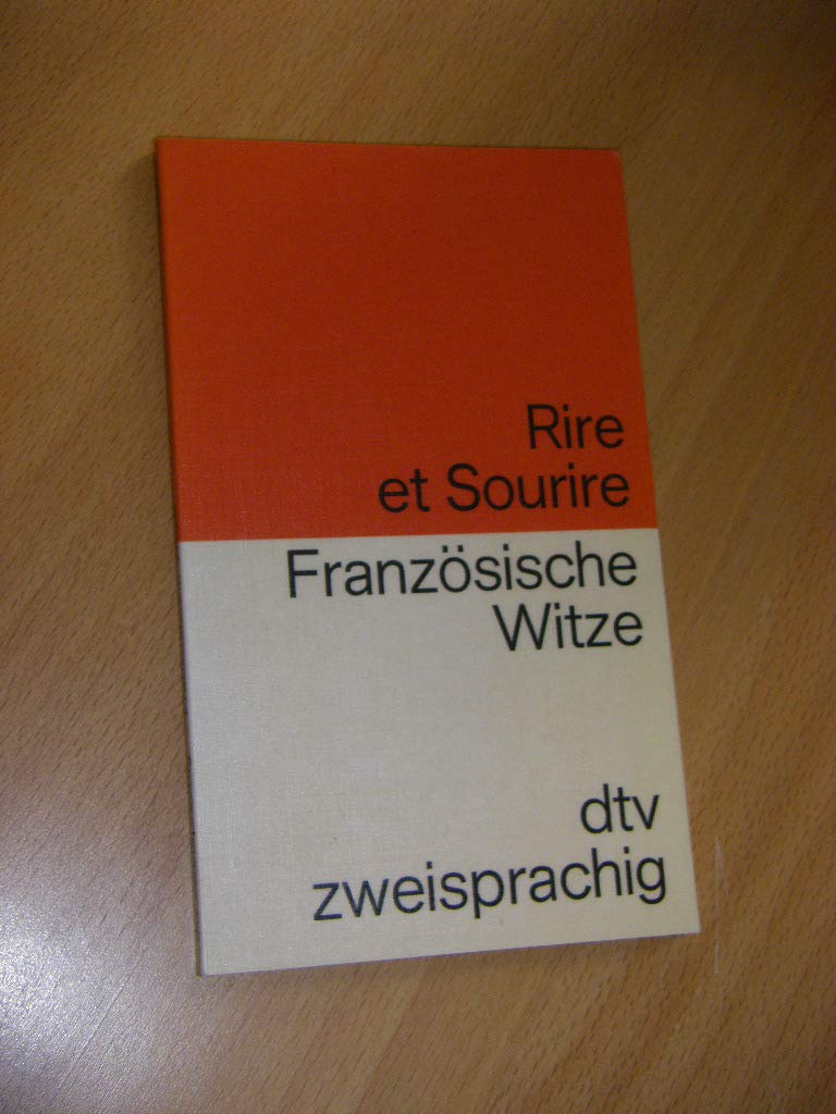 Französische Witze / Rire et Sourire. Deutsch- Französisch. Books