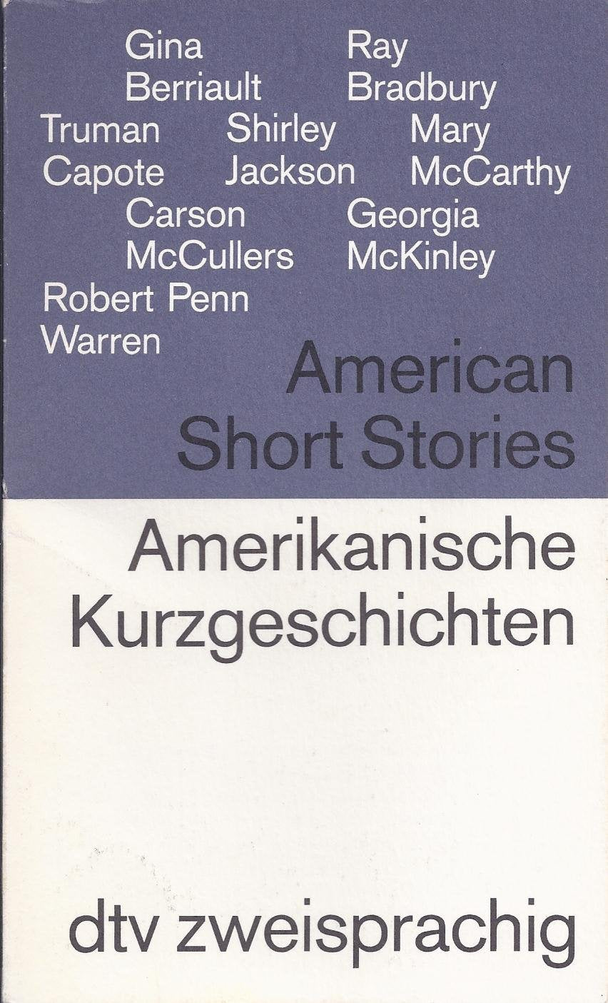 American Short Stories (3). Amerikanische Kurzgeschichten (3): Englisch-Deutsch (dtv zweisprachig) Learning & Reference