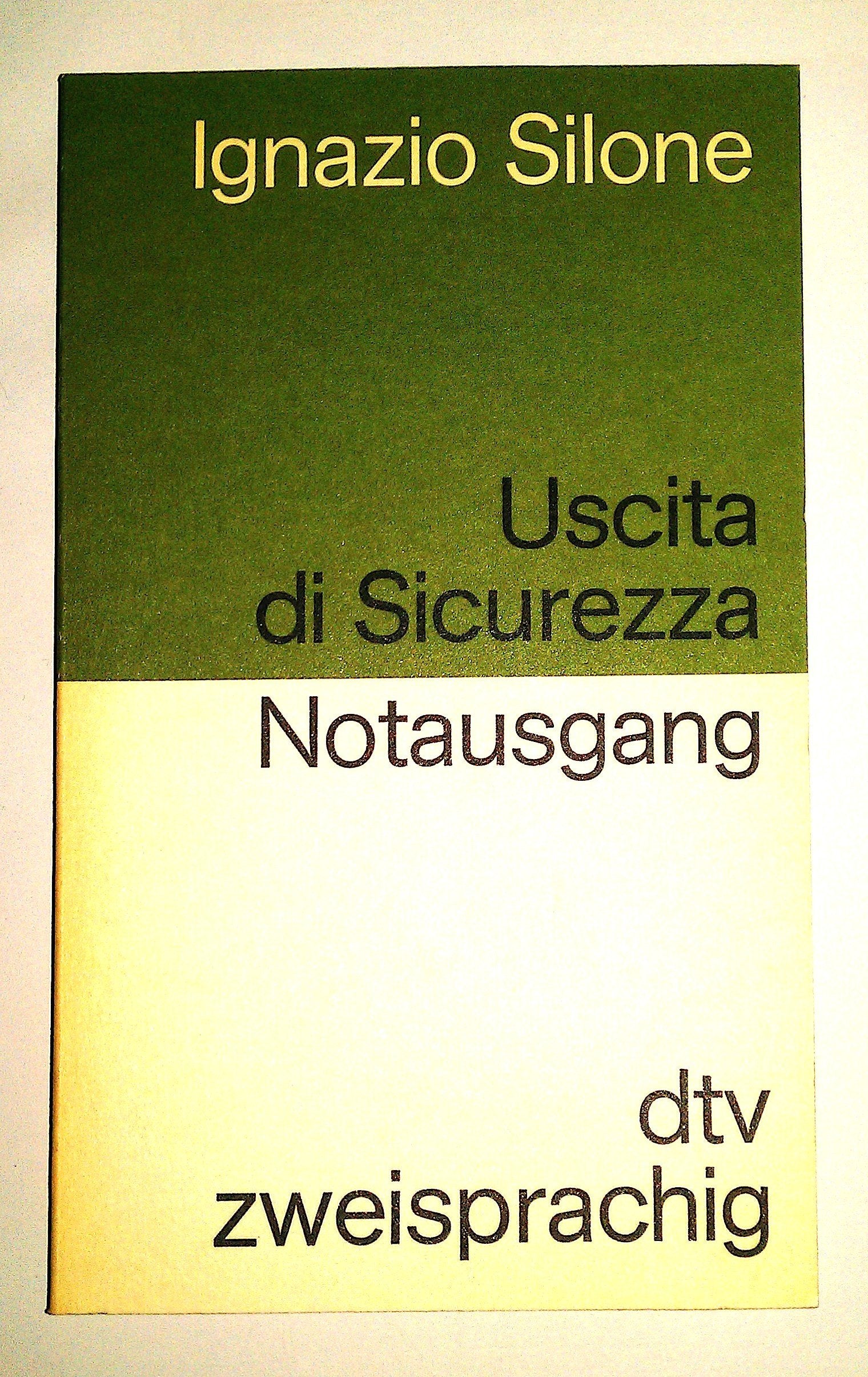 Uscita di Sicurezza Notausgang: Italienisch-Deutsch (dtv zweisprachig) Books