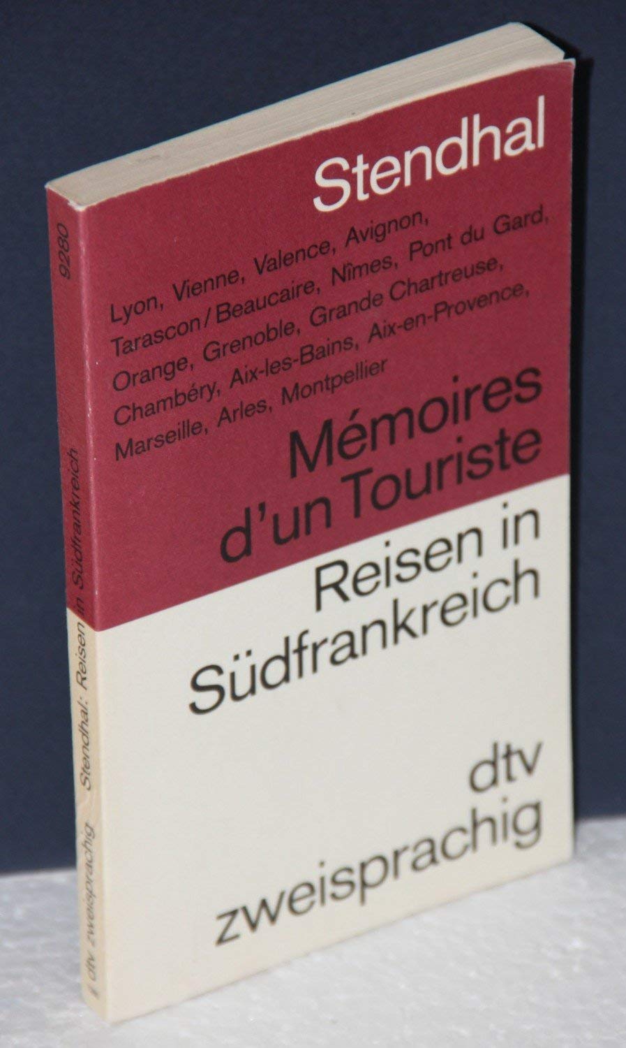 Memoires d'un Touriste Reisen in Südfrankreich: Franz. /Dt. (dtv zweisprachig) Books