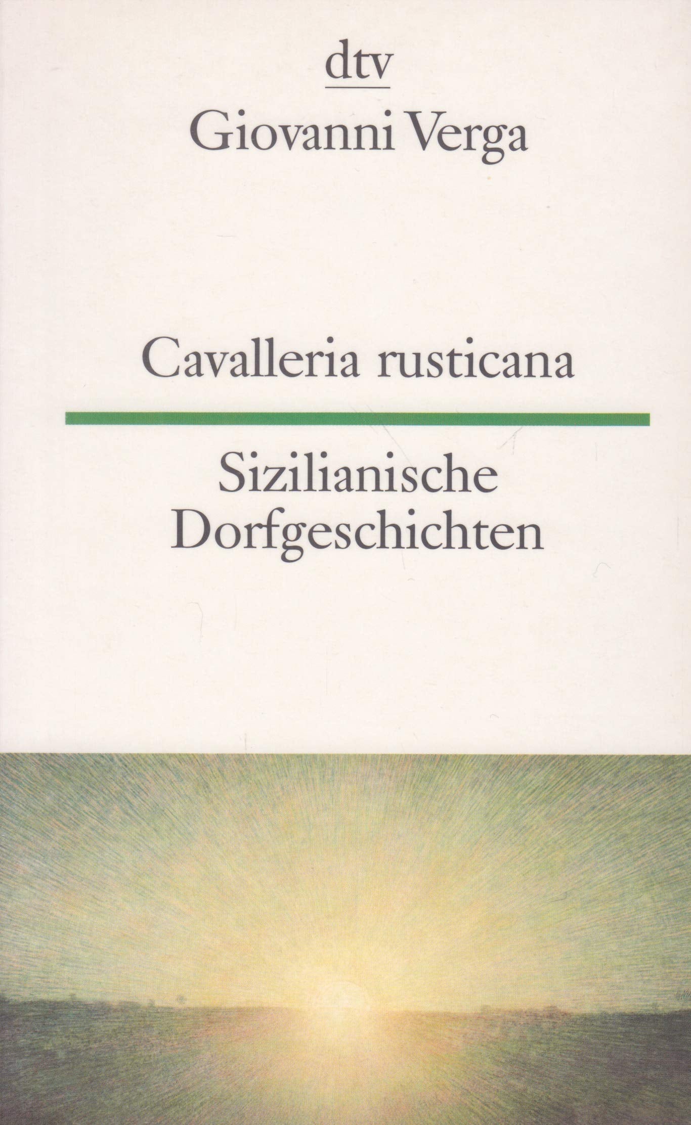 Sizilianische Dorfgeschichten / Cavalleria rusticana Contemporary literature