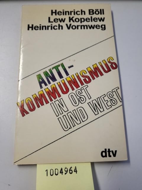 Antikommunismus in Ost und West: Zwei Gespräche (dtv Literatur) Politics & History
