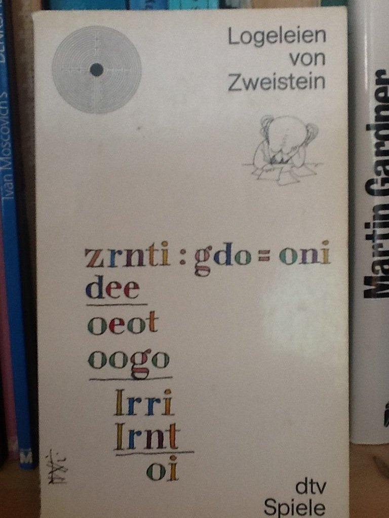 Logeleien von Zweistein: dtv spiele (dtv Literatur) Leisure & Fun
