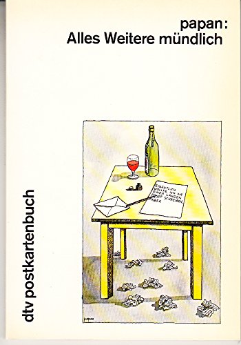 Alles Weitere mündlich: Postkartenbuch (dtv Literatur) Books