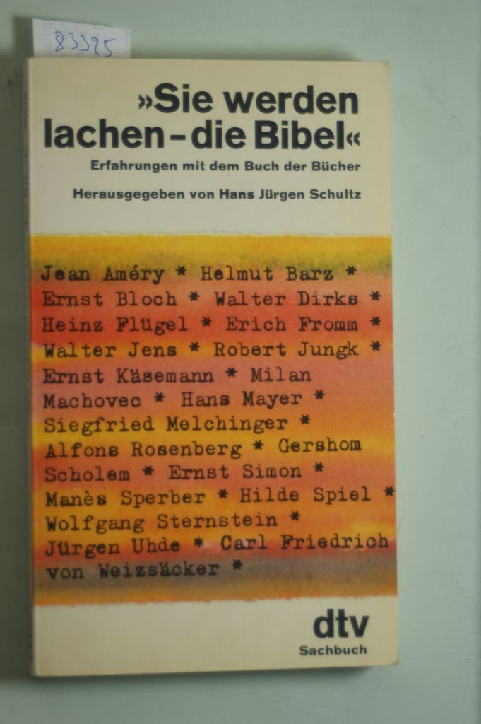 "Sie werden lachen - die Bibel": Erfahrungen mit dem Buch der Bücher (dtv Literatur) Professional & Reference Books