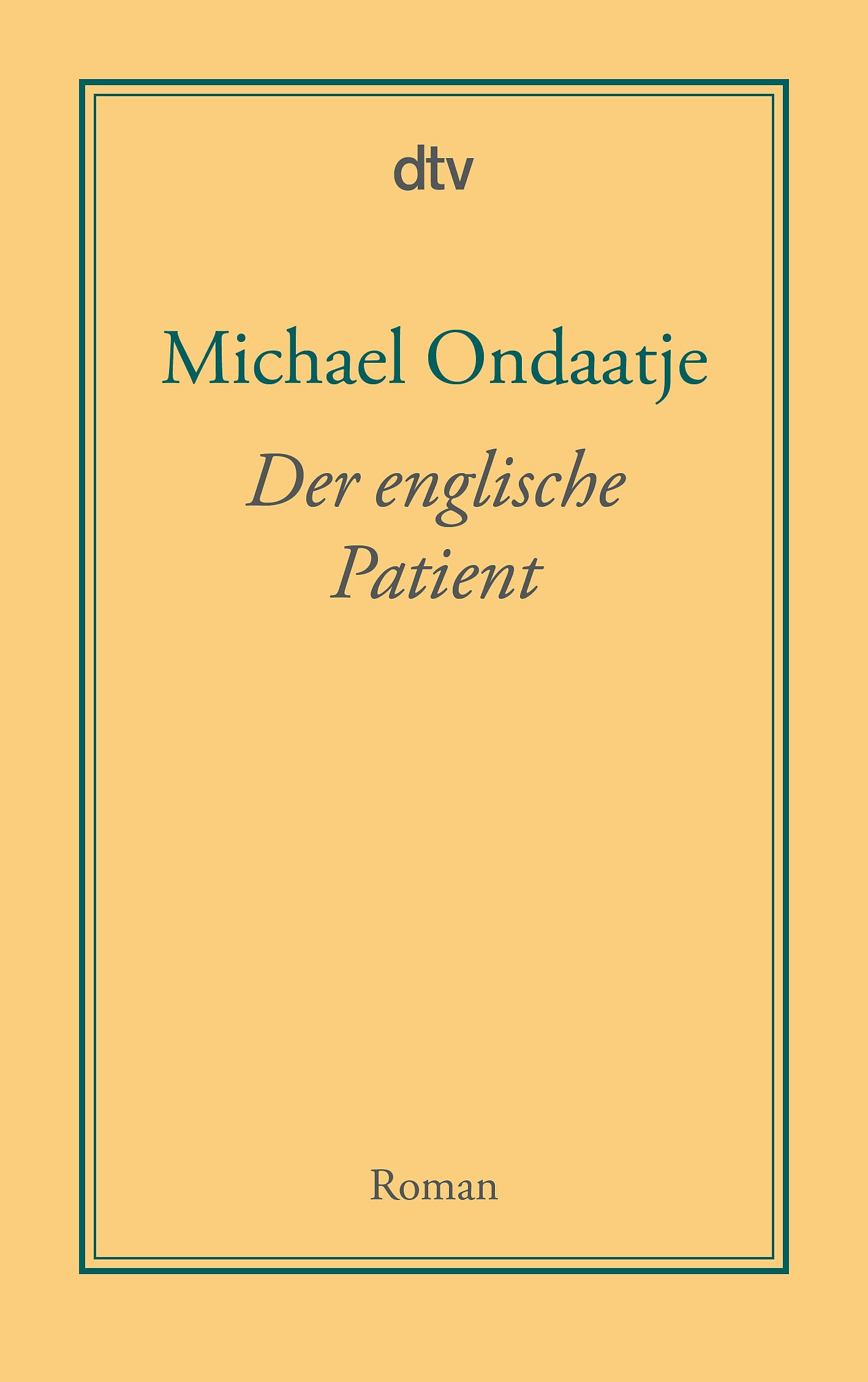 Der englische Patient Contemporary literature Books