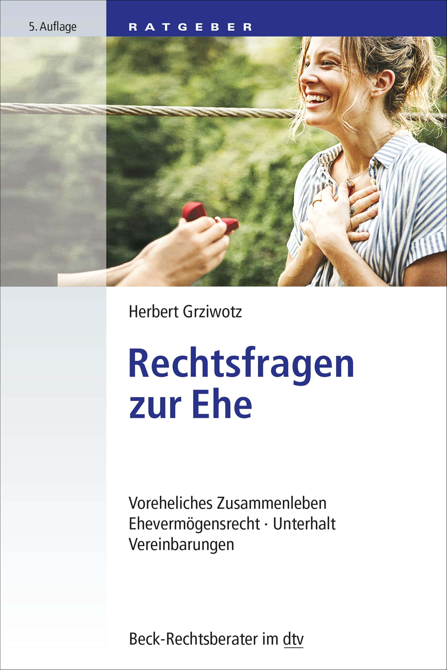 Rechtsfragen zur Ehe: Voreheliches Zusammenleben, Ehevermögensrecht, Unterhalt, Vereinbarungen (Beck-Rechtsberater im dtv) Law