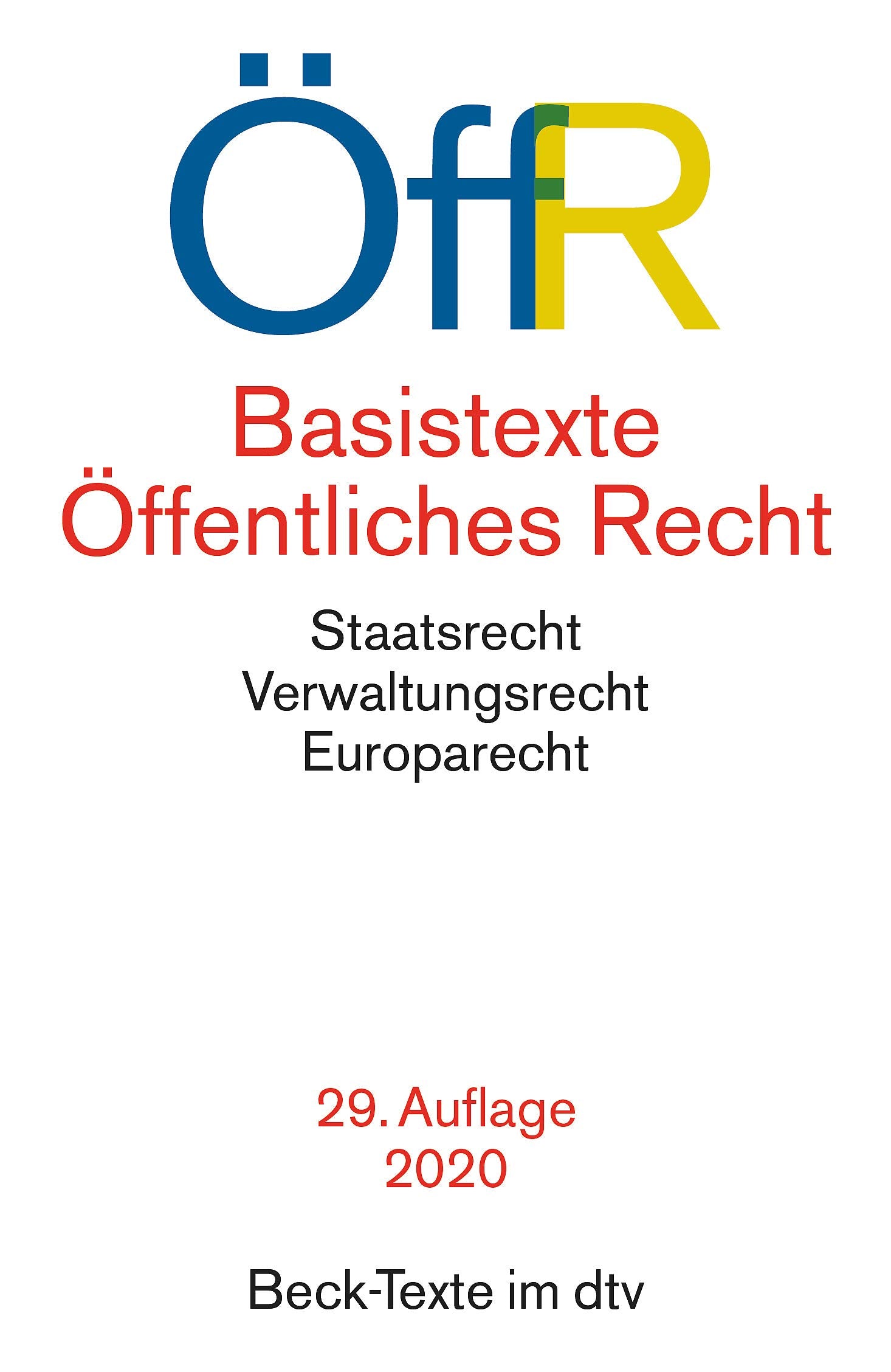 Basistexte Öffentliches Recht Law