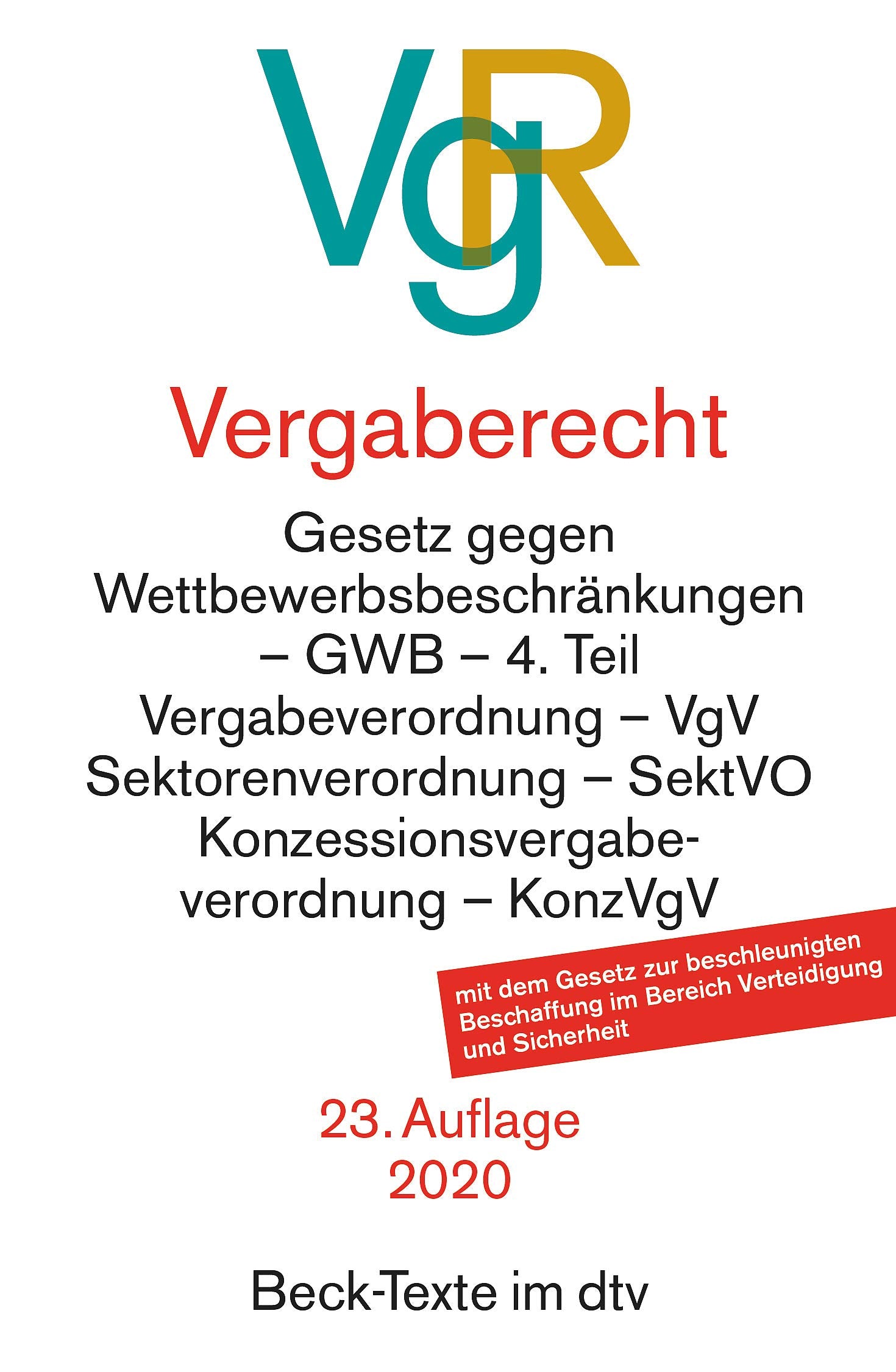 Vergaberecht (VgR) Law