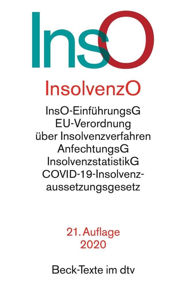 Insolvenzordnung Law Books