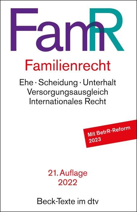 Familienrecht (Beck-Texte im dtv) Law