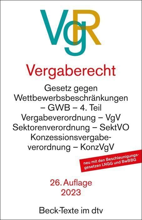 Product Image: Vergaberecht