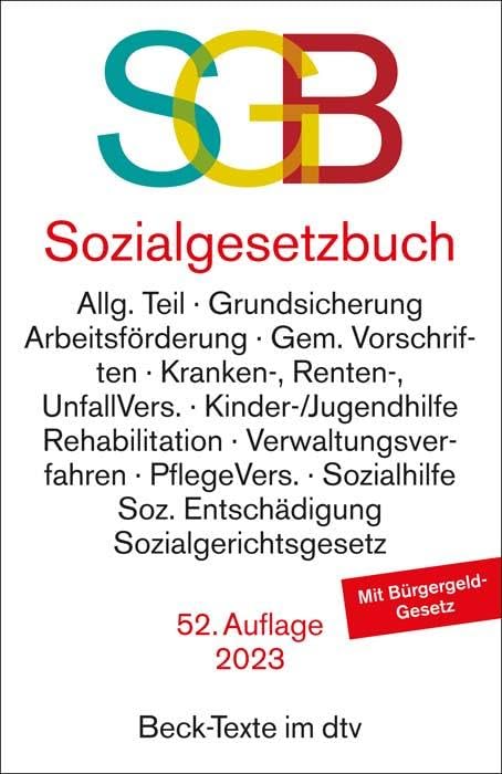 Product Image: Sozialgesetzbuch mit Sozialgerichtsgesetz