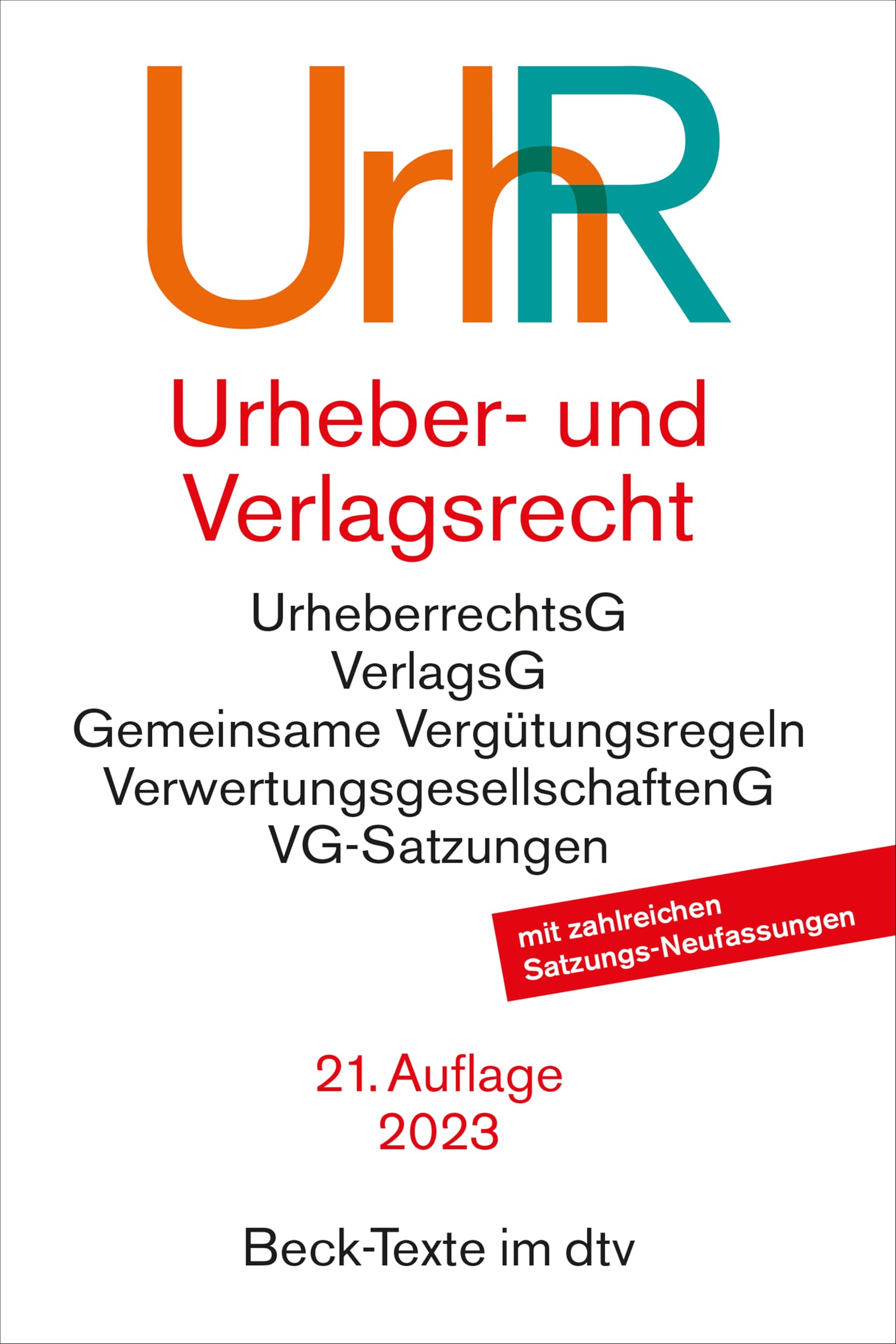 Urheber- und Verlagsrecht book