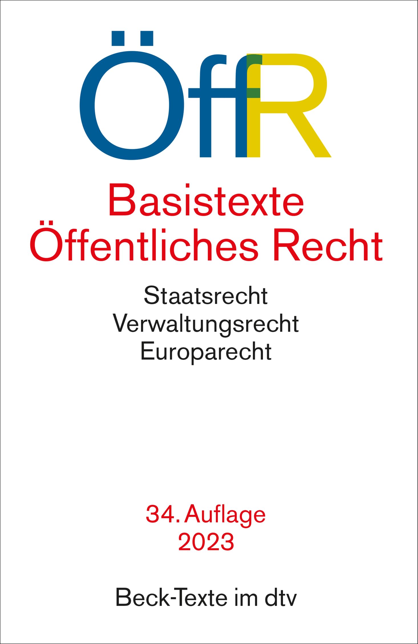 Basistexte Öffentliches Recht Law