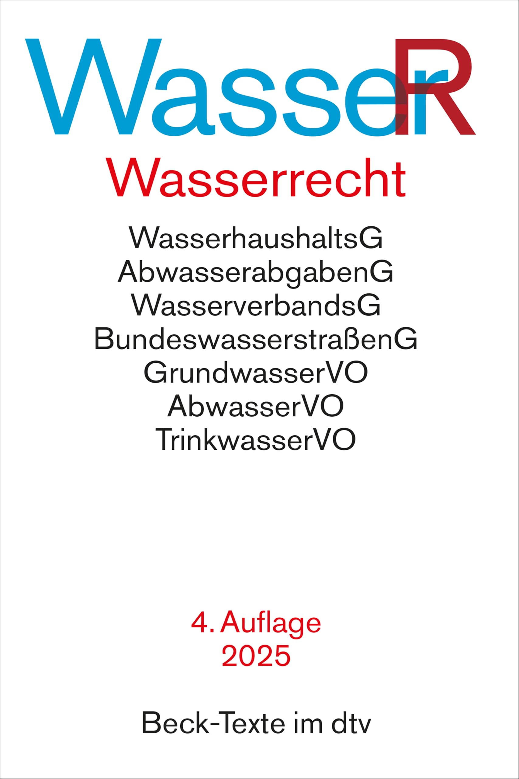 Wasserrecht. WasserR Law Books